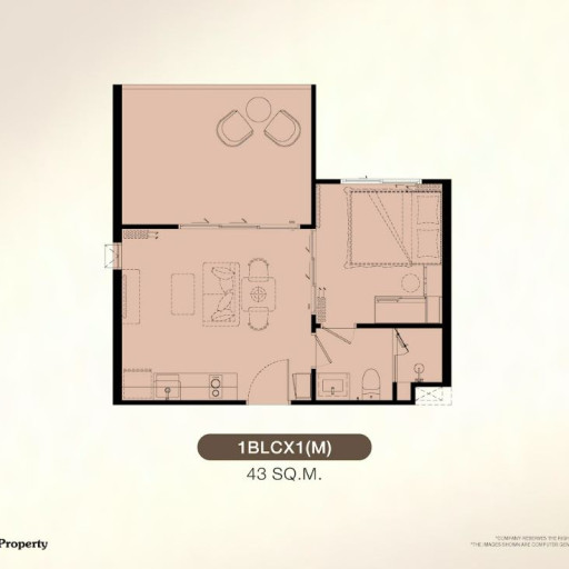 The Title Biancana, 1 Bedroom - 43 m²