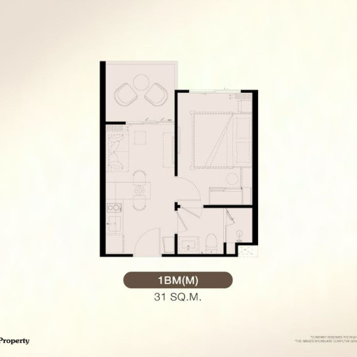 The Title Biancana, 1 Bedroom - 31 m²