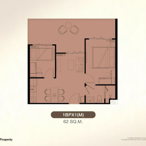 The Title Biancana, 1 Bedroom - 62 m²